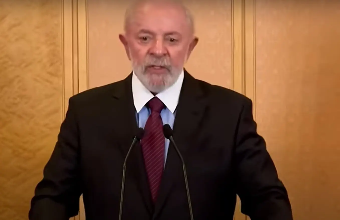 O presidente também aproveitou o evento para afirmar que o Brasil quer diversificar suas exportações para a China (Foto: Youtube)
