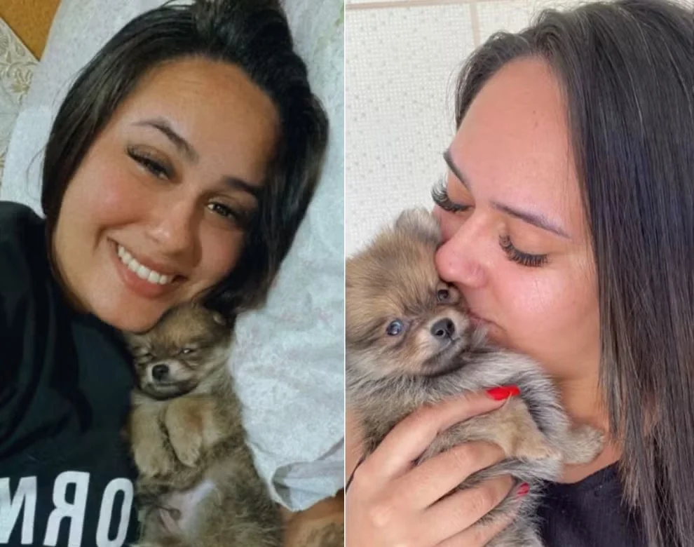 Após ter cão morto pelo ex, jovem recebe doação de filhote: "Confortou o meu coração" (Foto: Instagram)
