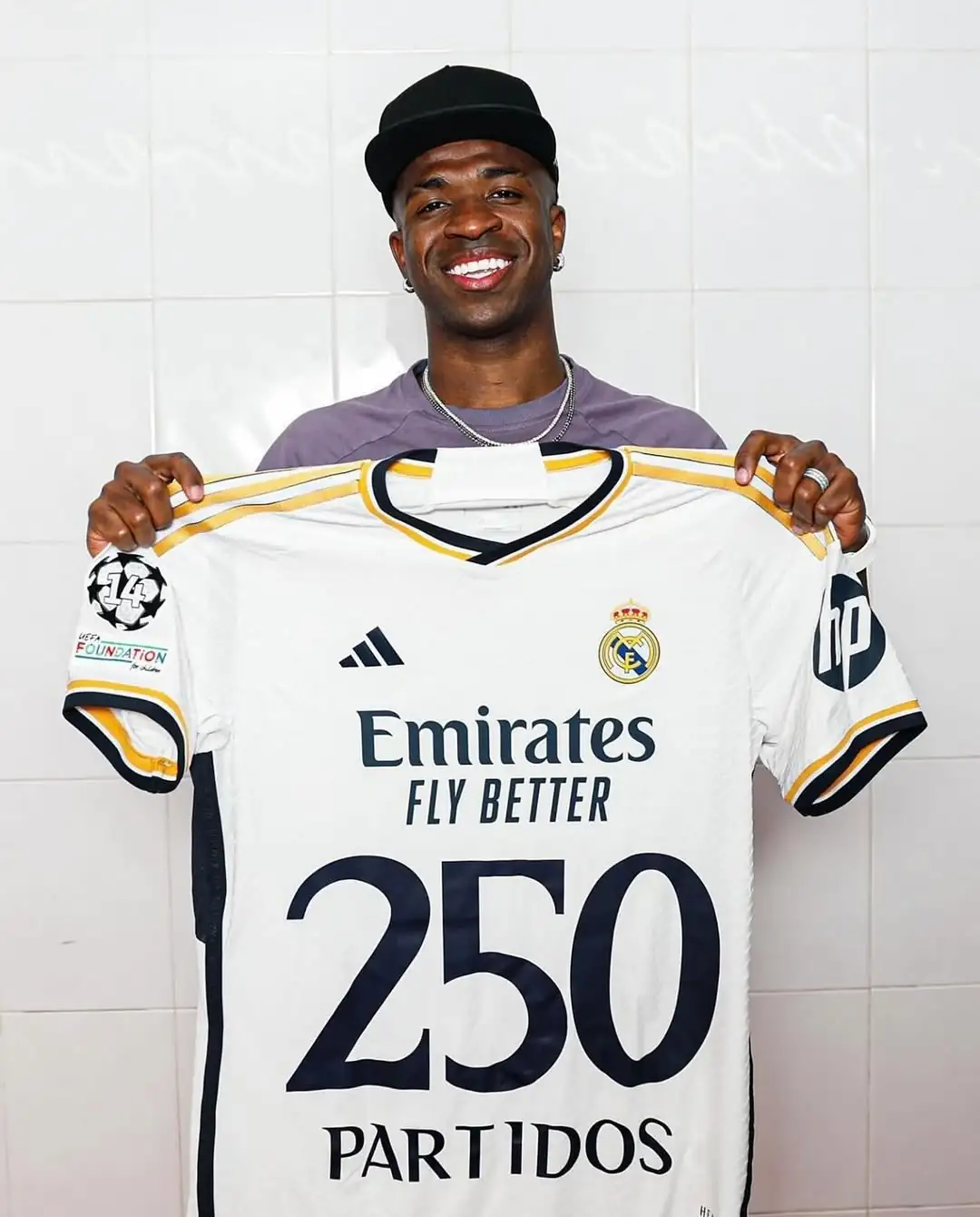 Durante uma partida contra o Real Madrid, em dezembro de 2022 (Foto: Instagram)